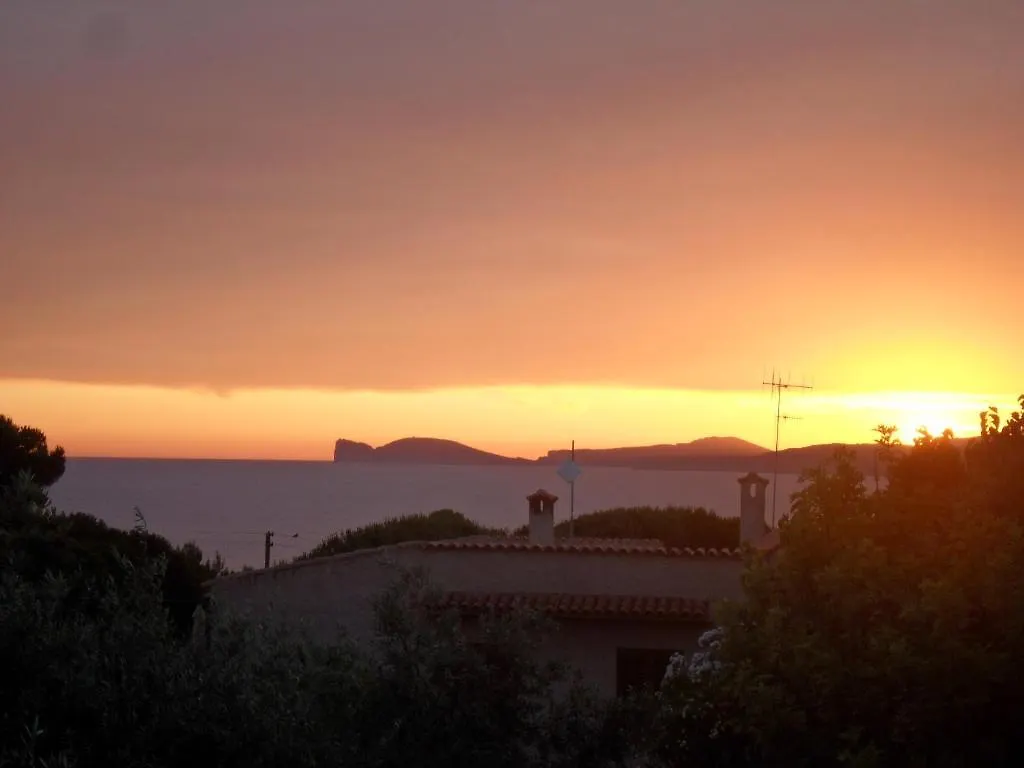 **** Alojamento de Acomodação e Pequeno-almoço B&B Villa La Rocca Alghero Itália